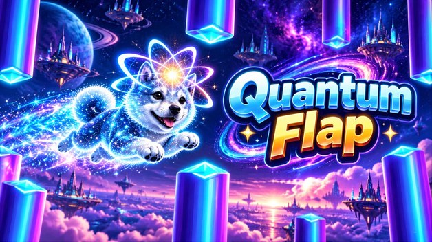 QI Quantum Flap — Quantum Inu flappy game
