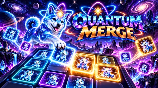 QI Quantum Merge — Quantum Inu merge puzzle game