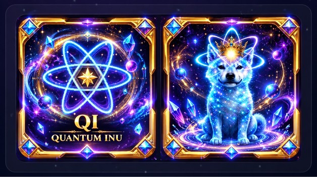 QI Sticker Spellmatch — Quantum Inu memory match game