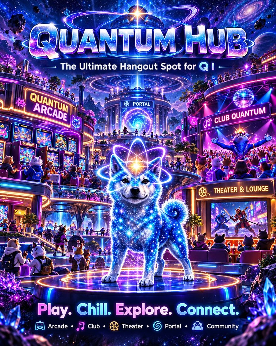 Quantum Hub — the ultimate hangout spot for QI
